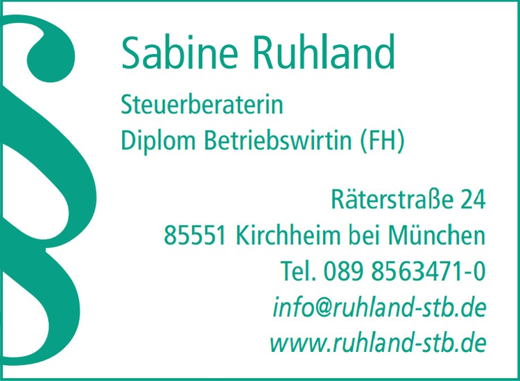 Sabine Ruhland, Steuerberaterin, Kirchheim